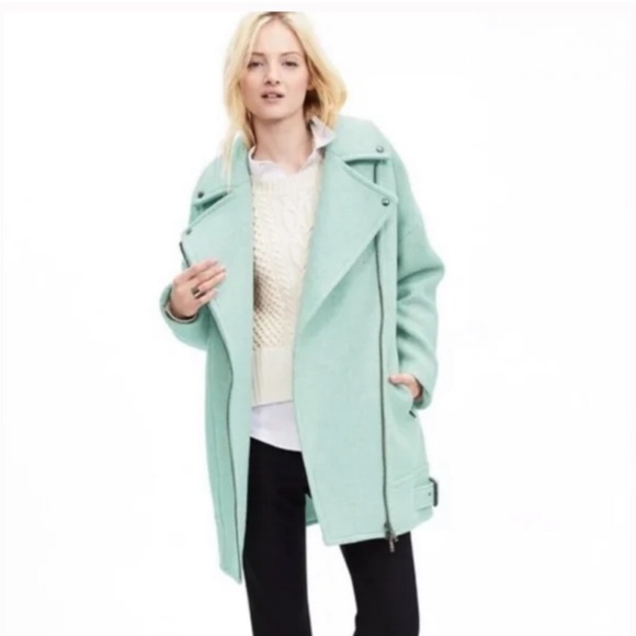 Banana Republic Jackets & Blazers - Banana Republic Mint Green Coat